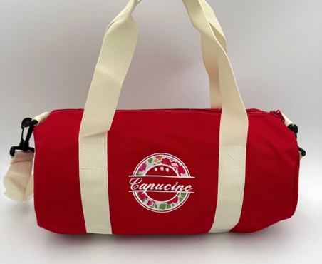 Sac fourre-tout ou sac de gym cercle tissu liberty