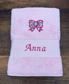 Drap de bain avec motif liberty