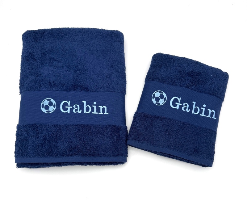 Drap de bain avec motif