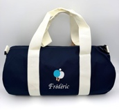 Sac fourre-tout ou sac de gym rouge et noir