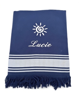 Serviette Fouta éponge personnalisée N8