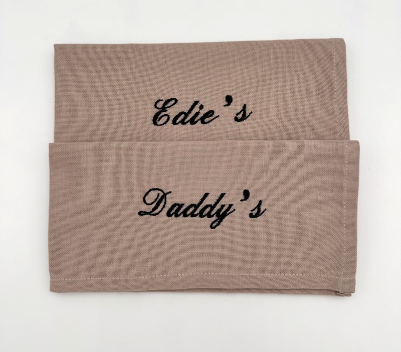 Ensemble de 2 Serviettes de table (made in France)