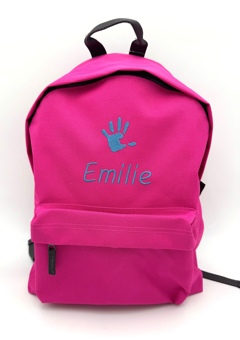 Sac à dos personnalisé avec motif brodé