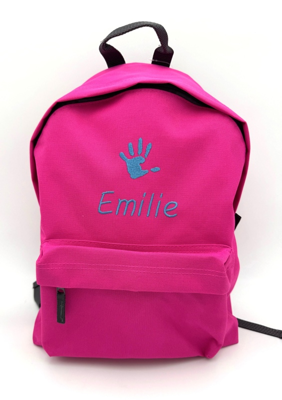 Sac à dos personnalisé avec motif brodé