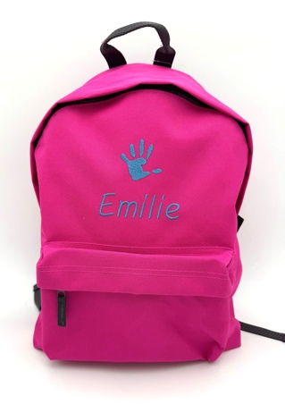 Sac à dos personnalisé avec motif brodé