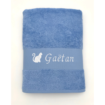Drap de bain personnalisé avec motif