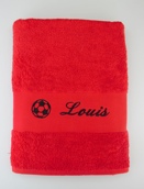 Drap de bain personnalisé avec motif