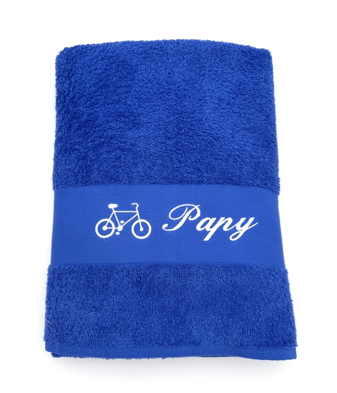 Drap de bain personnalisé avec motif