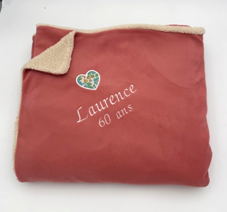 Plaid sherpa personalisé Liberty