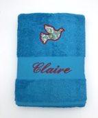 Drap de bain avec motif liberty