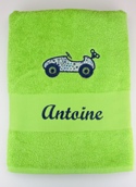 Drap de bain avec motif liberty Drap de bain avec motif liberty
