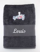 Drap de bain avec motif liberty Drap de bain avec motif liberty
