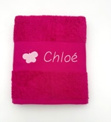Serviette avec motif personnalisée