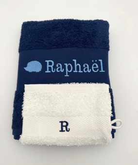 Serviette personnalisée avec motif