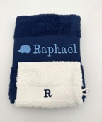 Serviette personnalisée avec motif