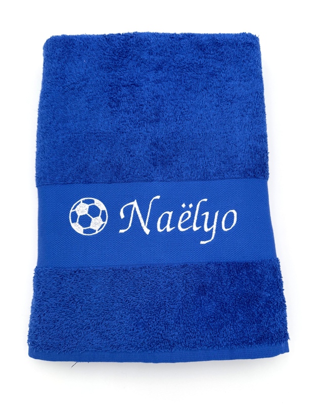 Drap de bain avec motif