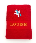 Drap de bain avec licorne