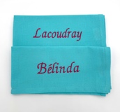 Ensemble de 2 Serviettes de table (made in France)