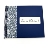 Livre des invités bleu et liberty bleu