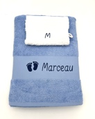 Drap de bain avec motif