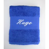 Serviette de toilette brodée