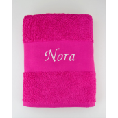 Serviette de toilette brodée