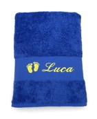 Drap de bain personnalisé avec motif