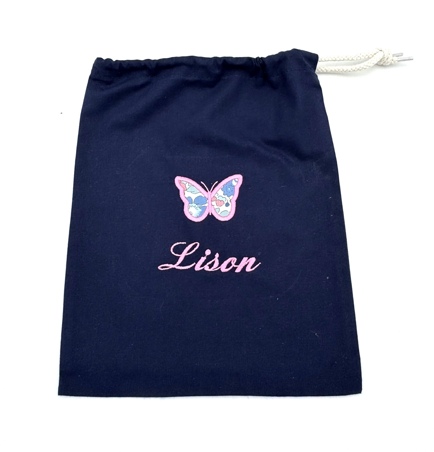 Sac à goûter, sac à doudou liberty