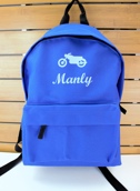 Sac à dos personnalisé avec motif brodé