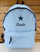 Sac à dos personnalisé avec motif brodé