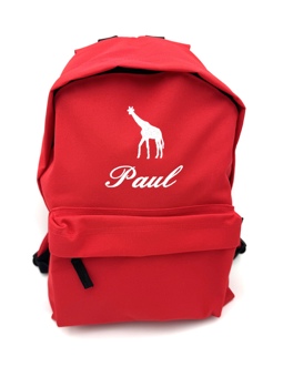 Sac à dos personnalisé avec motif brodé
