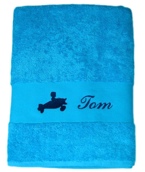 Drap de bain personnalisé avec motif