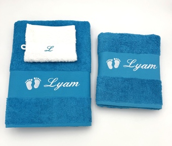 Drap de bain personnalisé avec motif