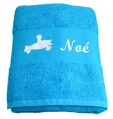 Drap de bain personnalisé avec motif