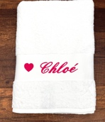 Drap de bain avec motif
