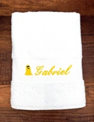 Drap de bain avec motif