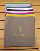 Serviette de table et sac assorti