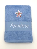 Drap de bain avec motif liberty