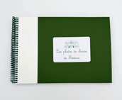 Album photos de classe bicolore Vert et blanc
