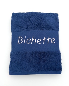 Serviette de toilette personnalisée