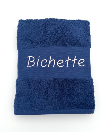 Serviette de toilette personnalisée