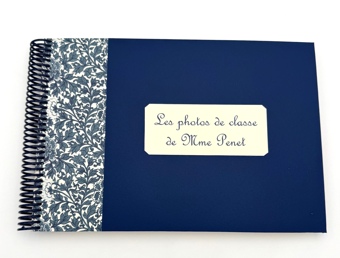 Album Enseignant ou ATSEM Bleu et Liberty bleu