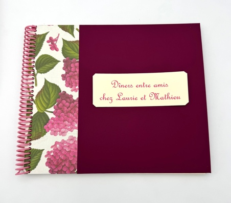 Livre des invités Bordeaux et Hortensias