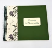 Livre des invités Vert et Olives