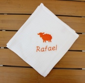 Lange personnalisé avec motif
