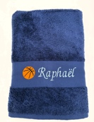 Drap de bain personnalisé Basket