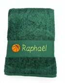 Drap de bain personnalisé Basket