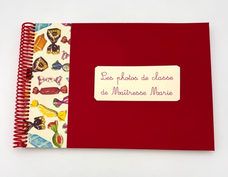 Album Enseignant ou ATSEM Rouge et Bonbons
