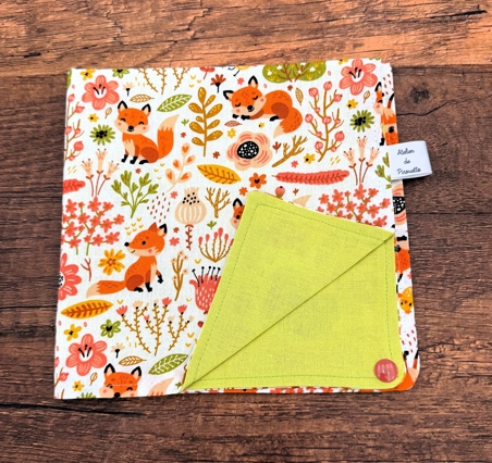 Serviette de table enfant évolutive (avec ou sans pressins)