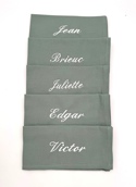 Ensemble de 6 Serviettes de table (made in France)
